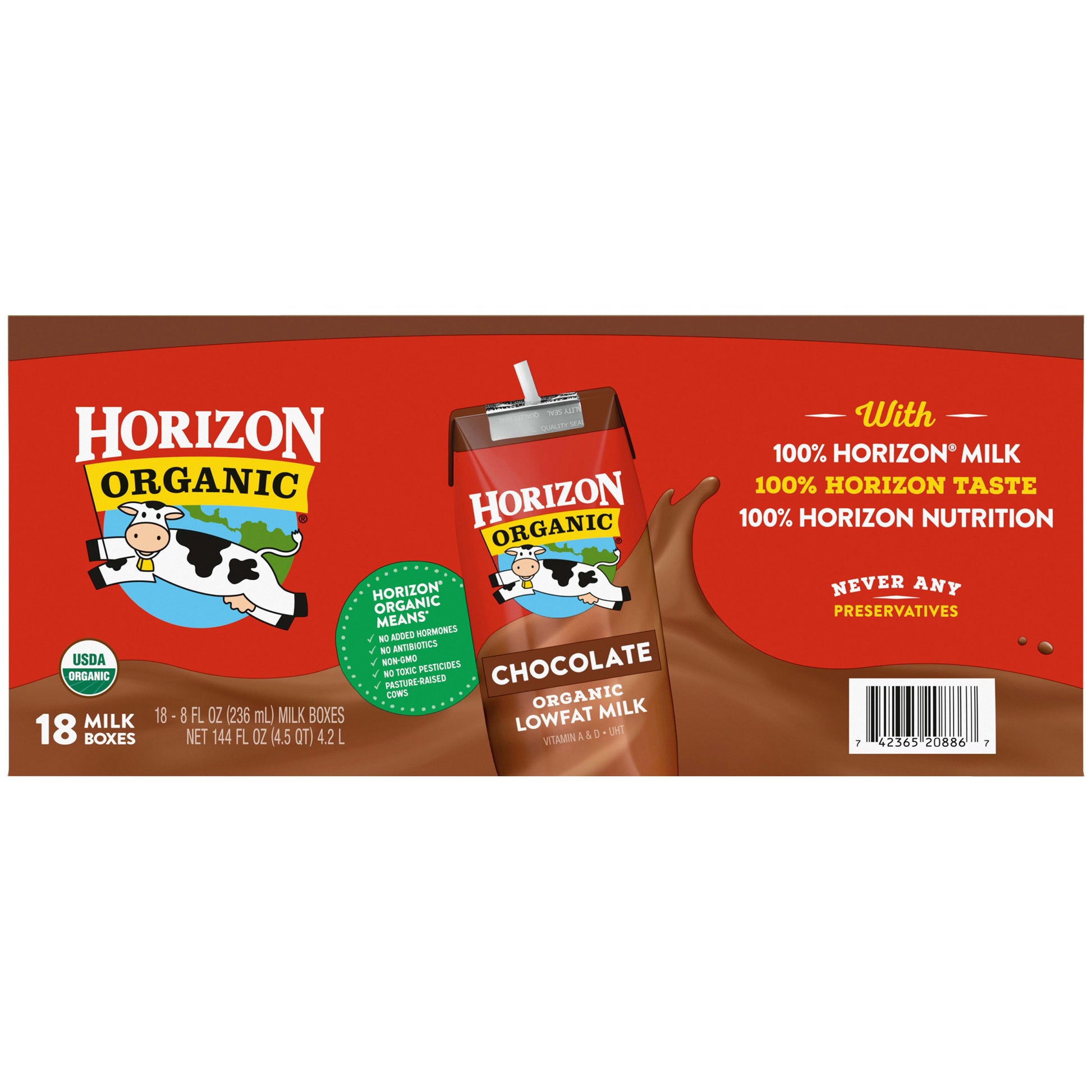 * Organic Aseptic Chocolate Milk