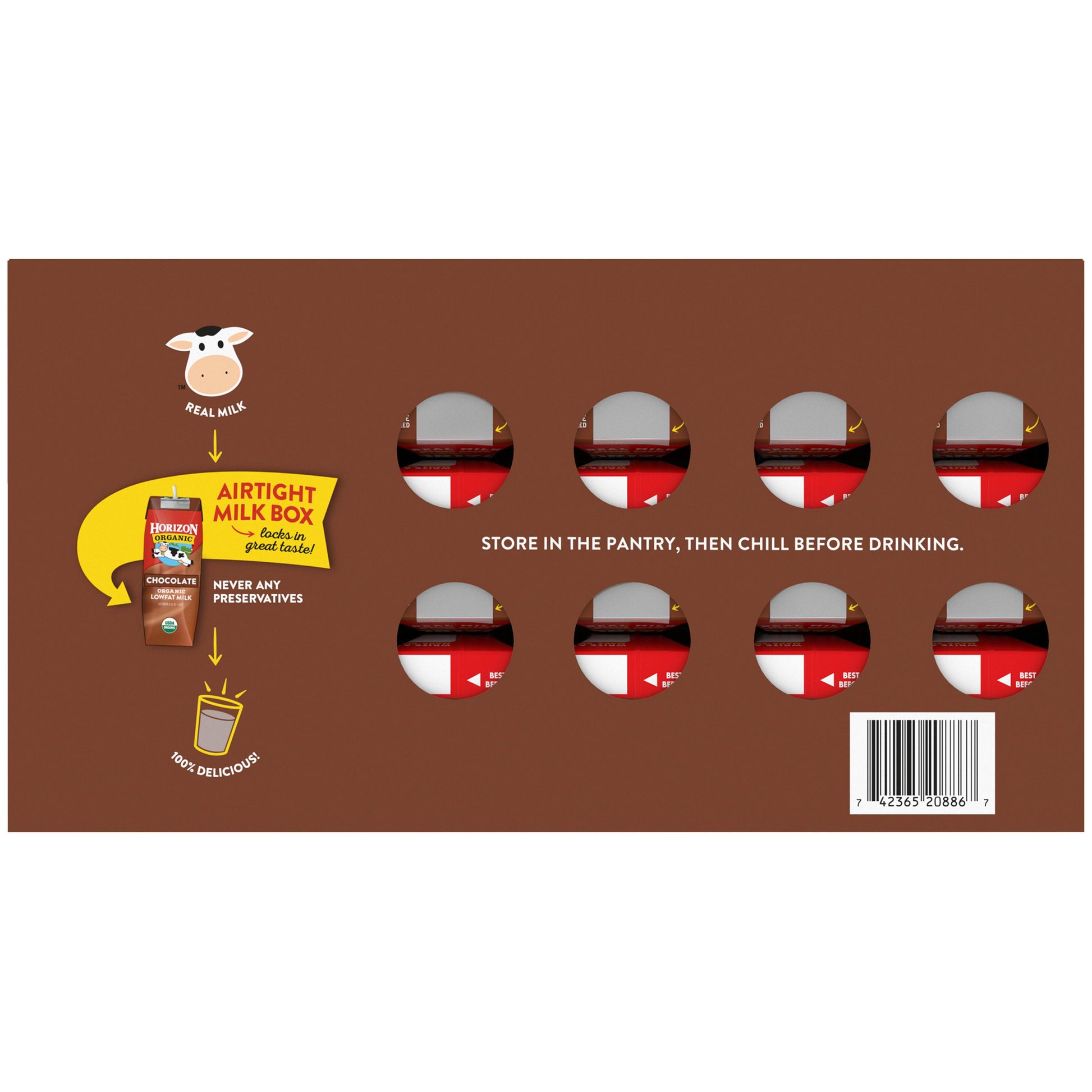 * Organic Aseptic Chocolate Milk