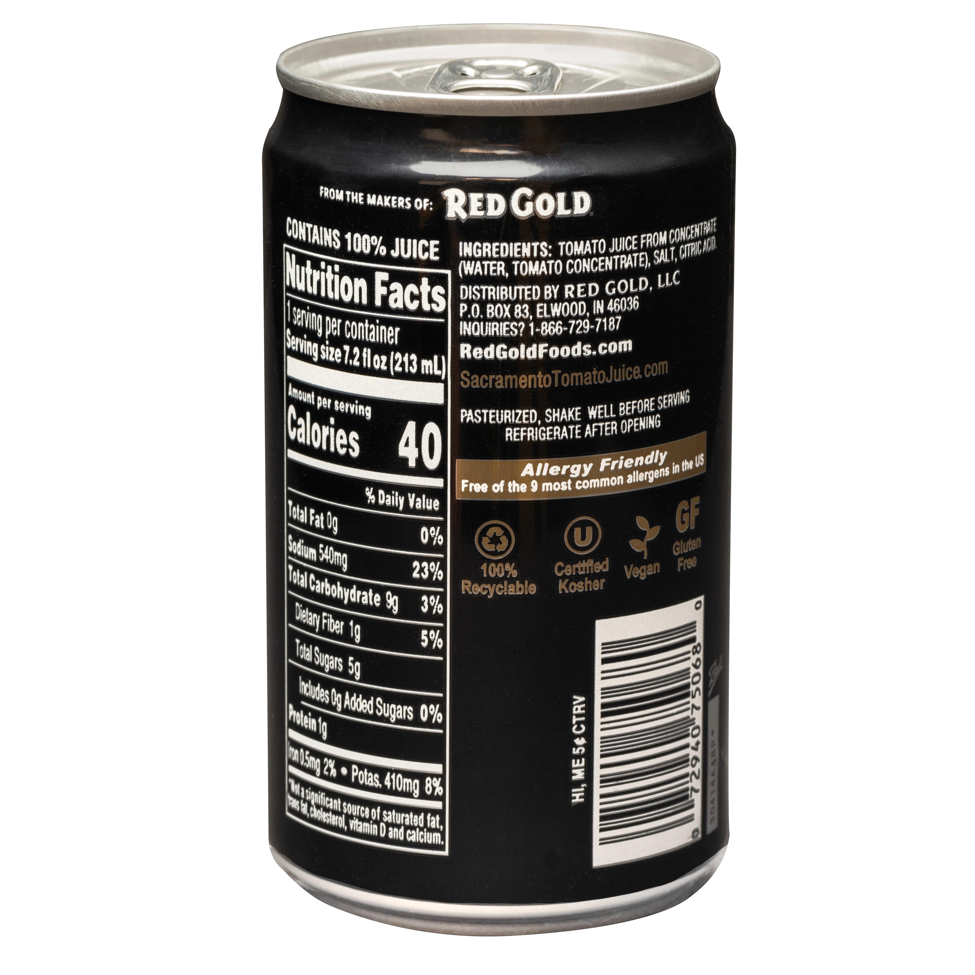 Tomato Juice 7.2oz Can