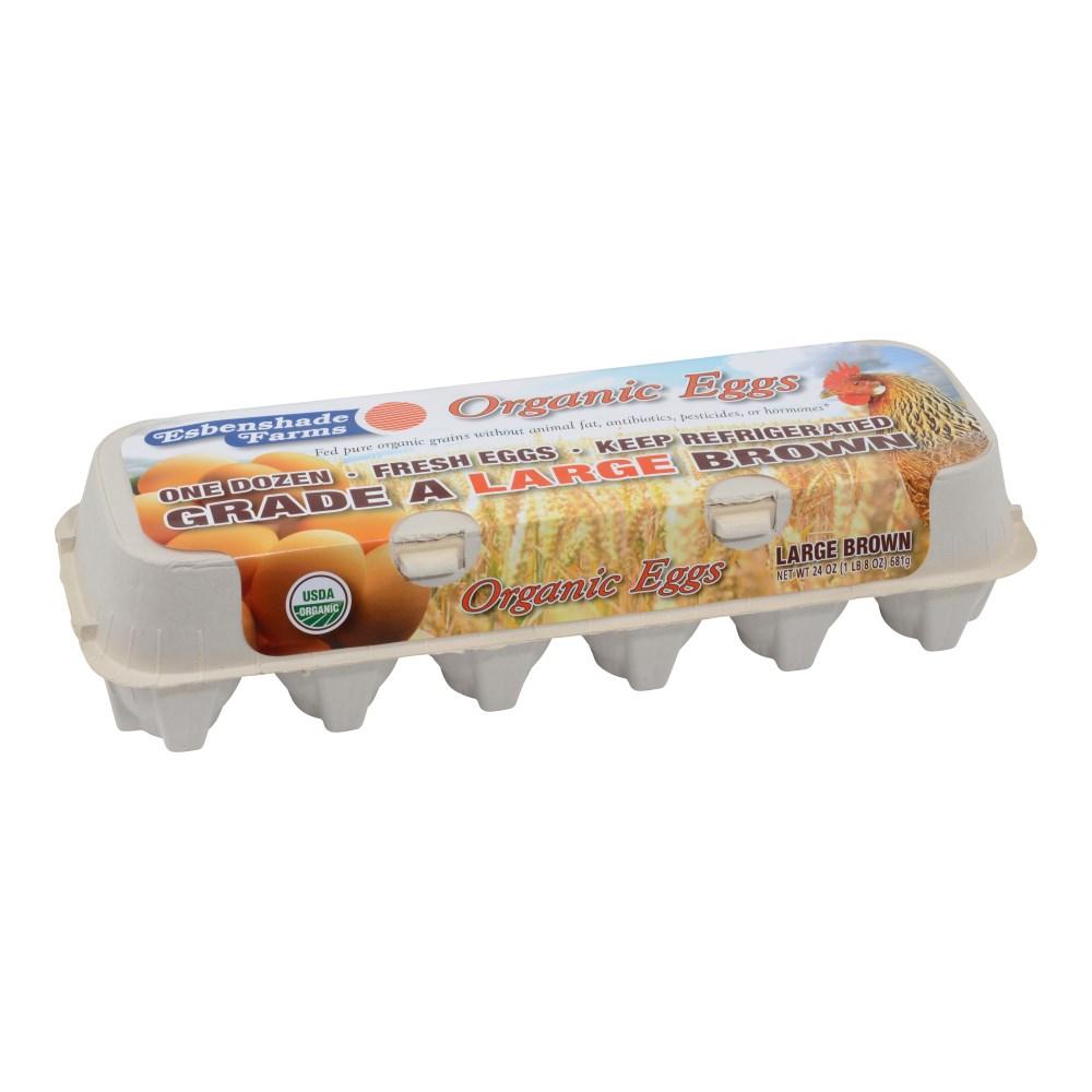 Organic Grade A Large Brown Eggs