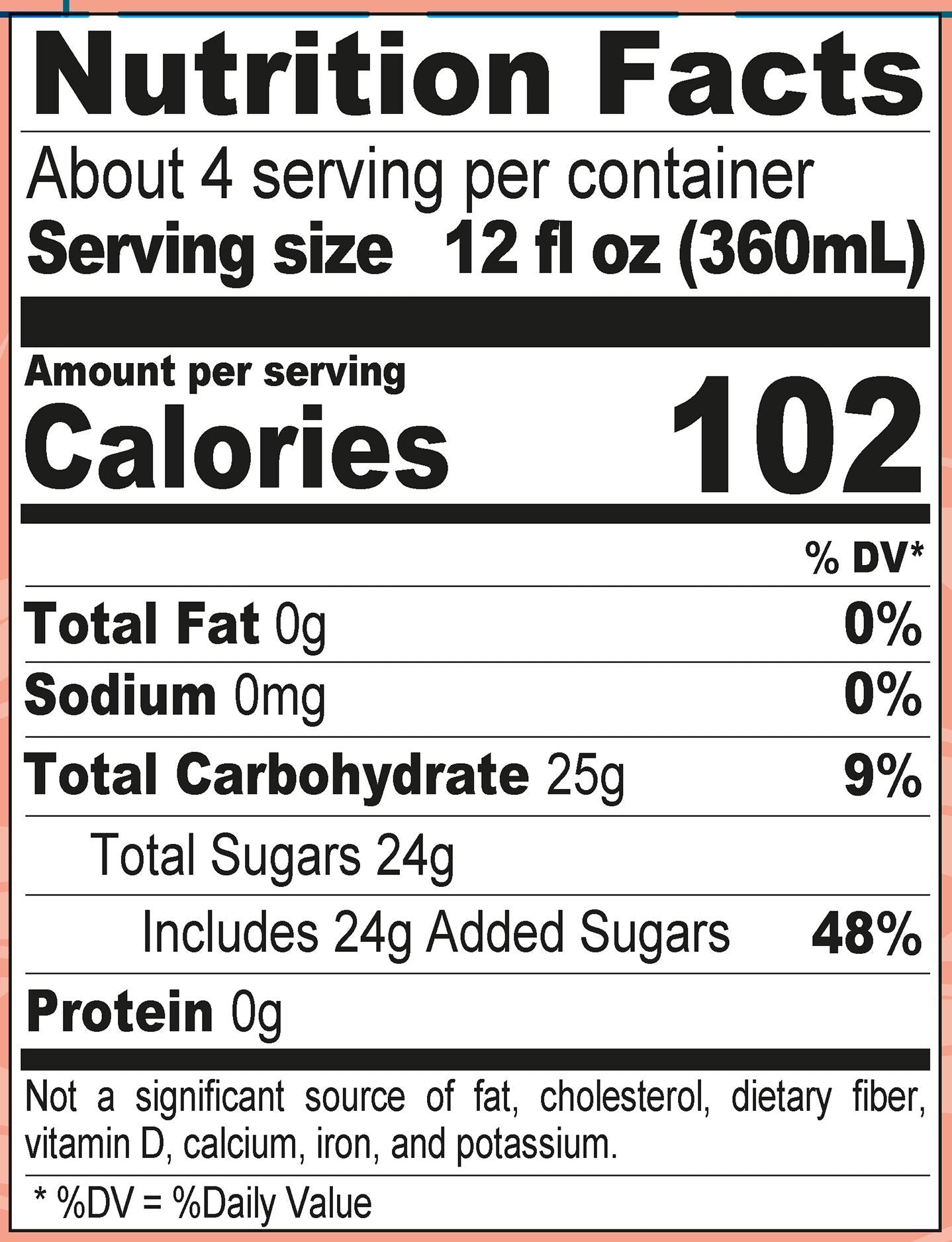 Peach Iced Tea Zero Sugar