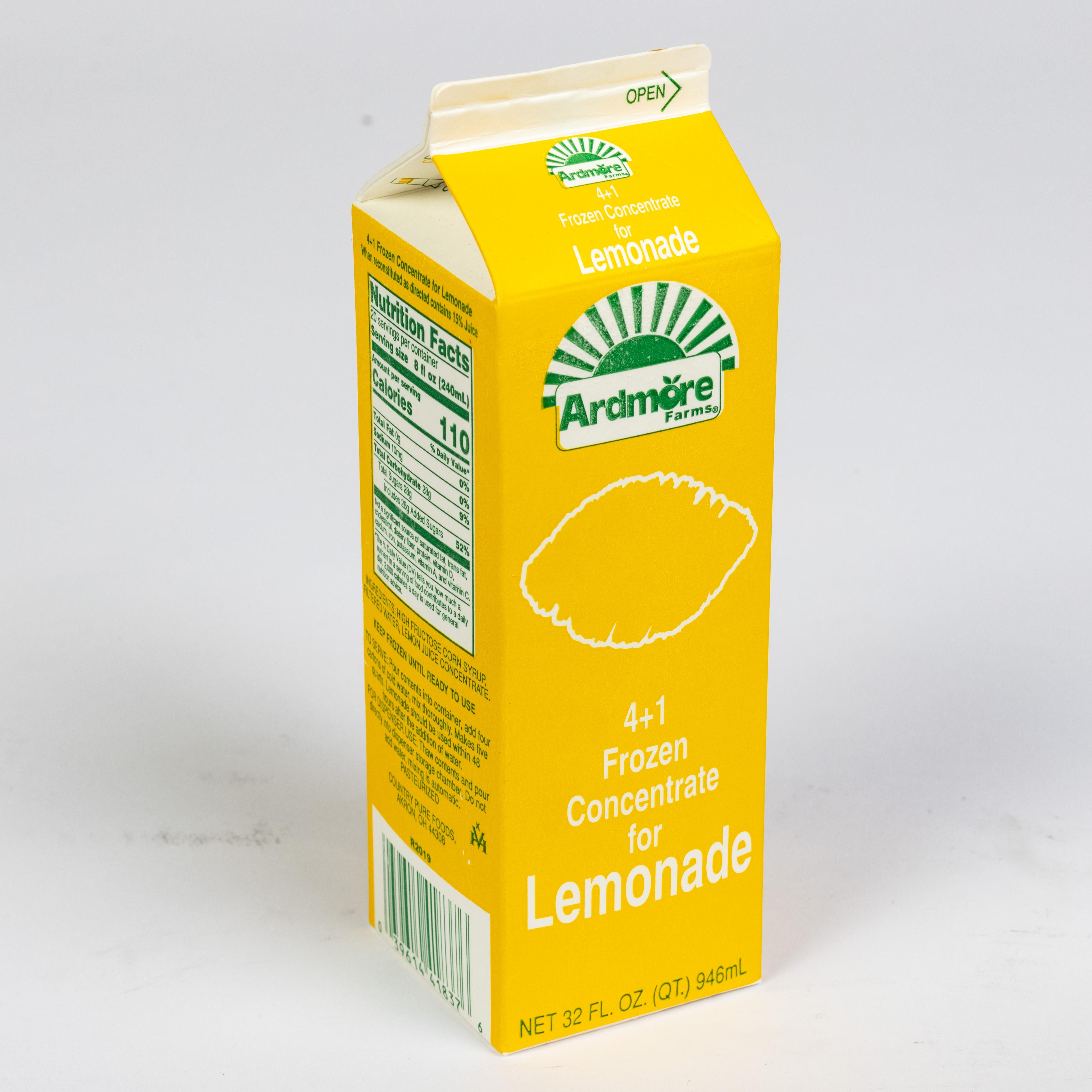 4:1 Lemonade Concentrate