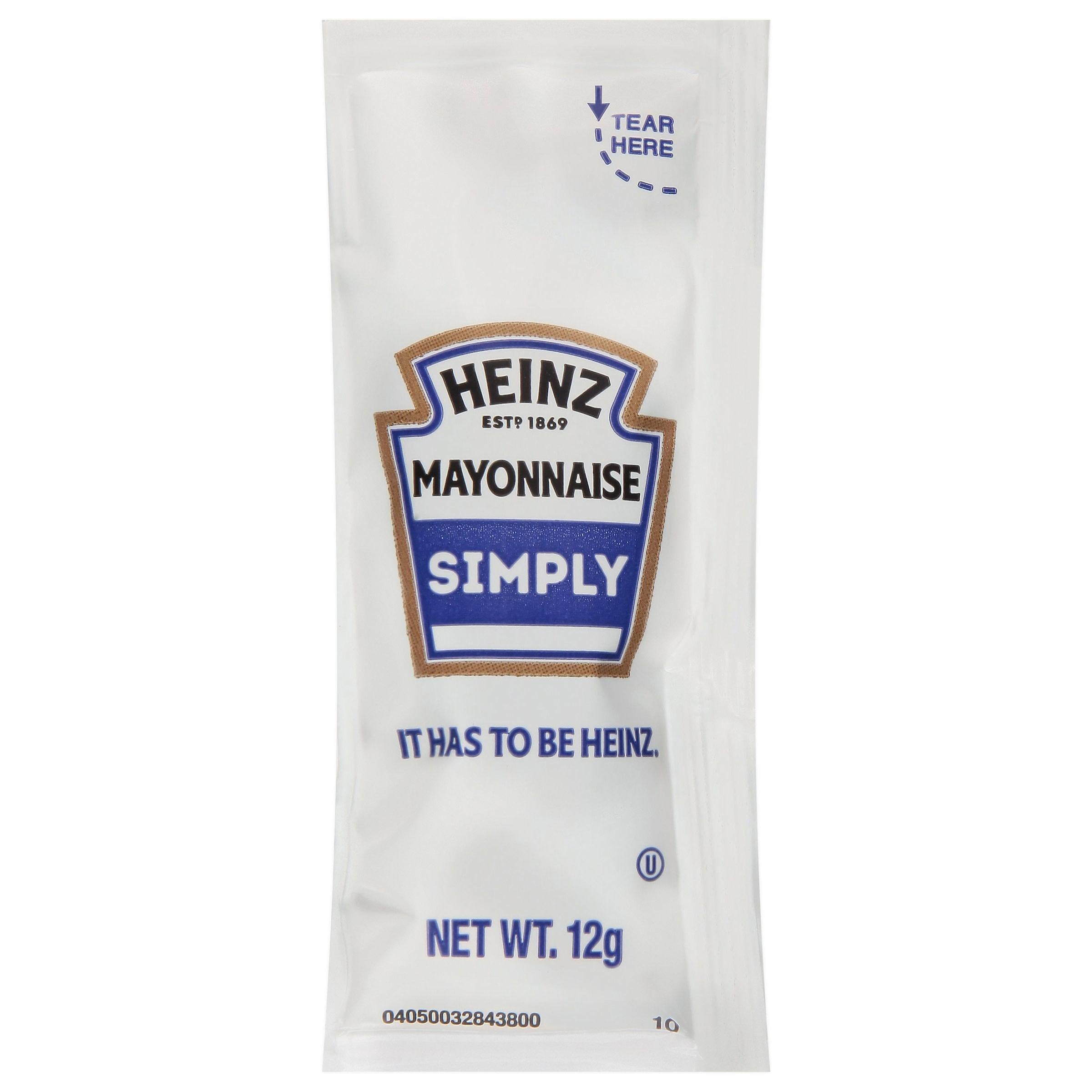 * Mayonnaise Single Serve Packets