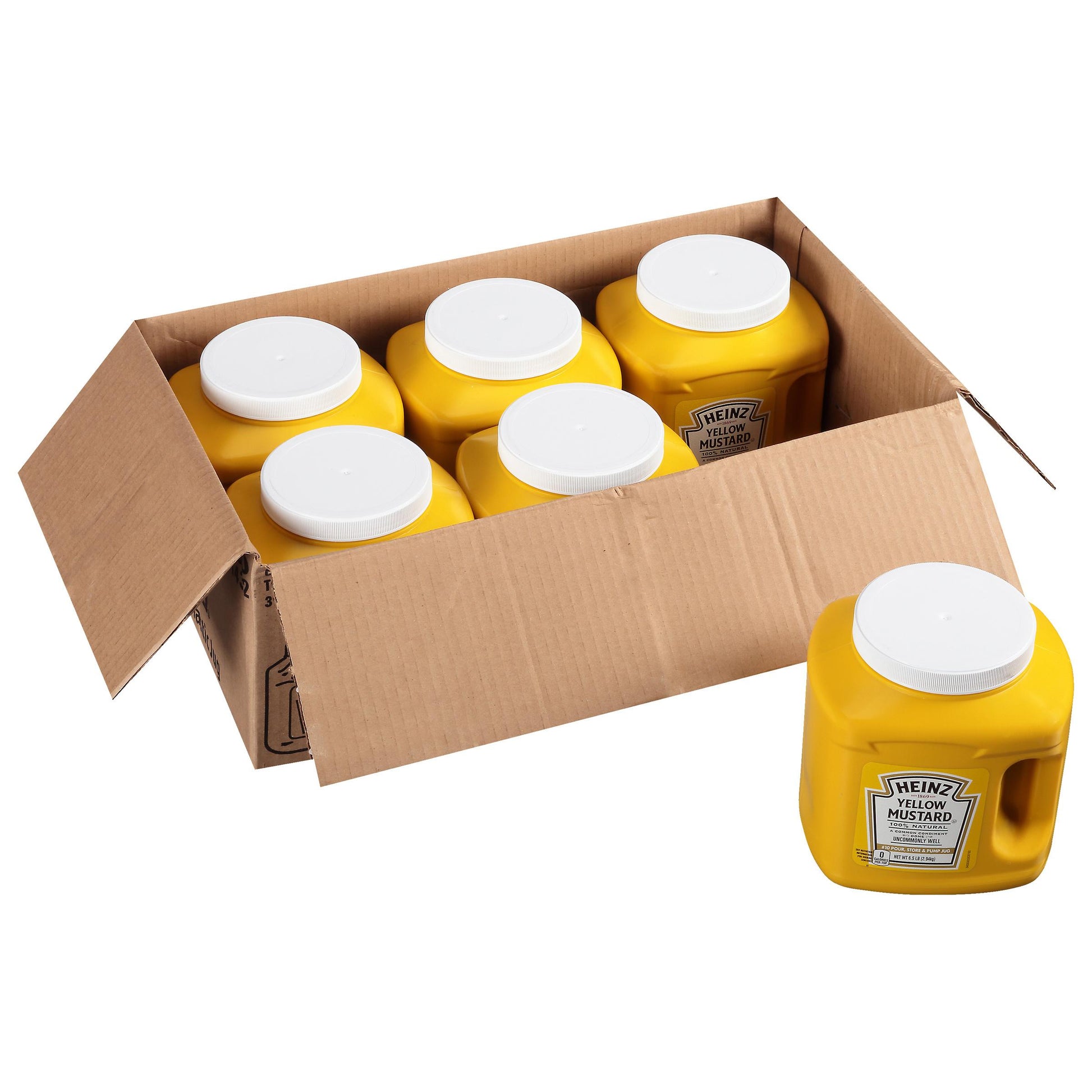 Yellow Mustard Plastic Jug