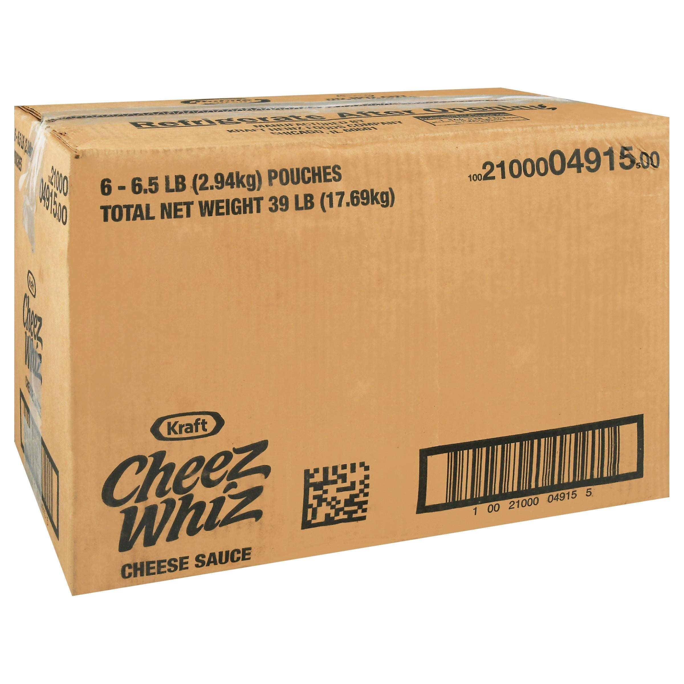 * Cheez Whiz Sauce