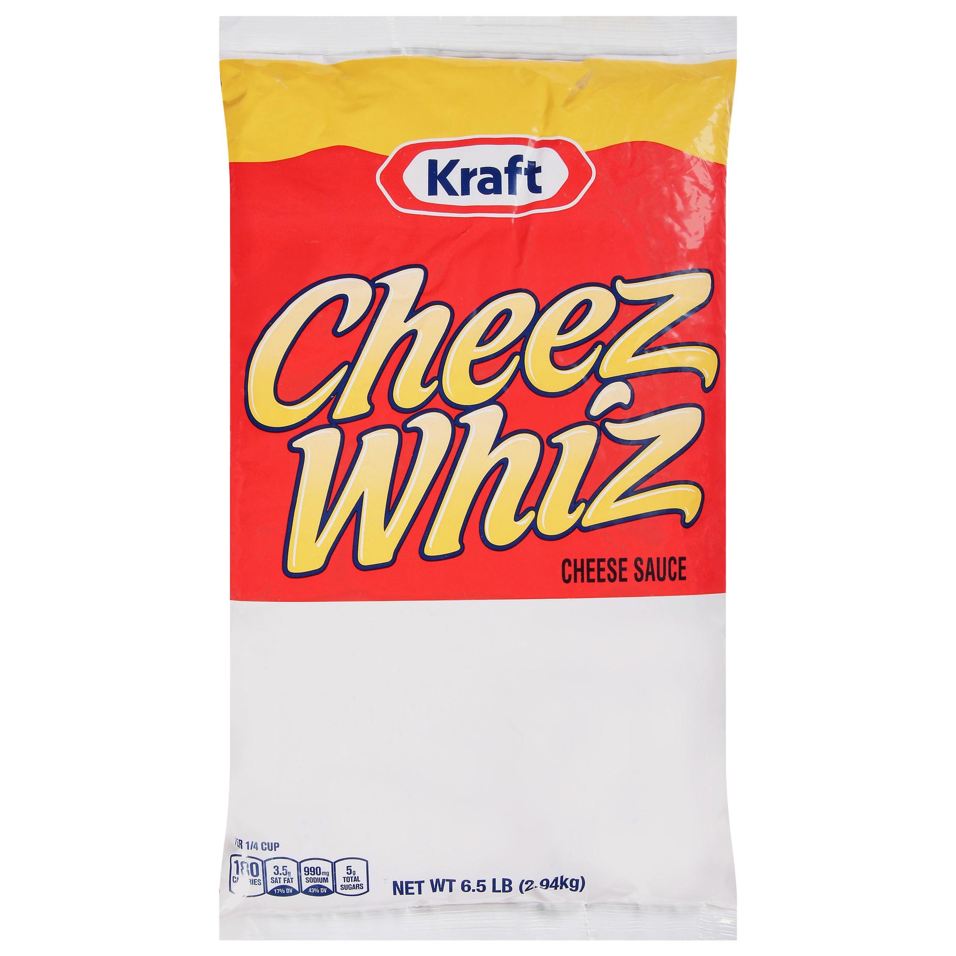 * Cheez Whiz Sauce