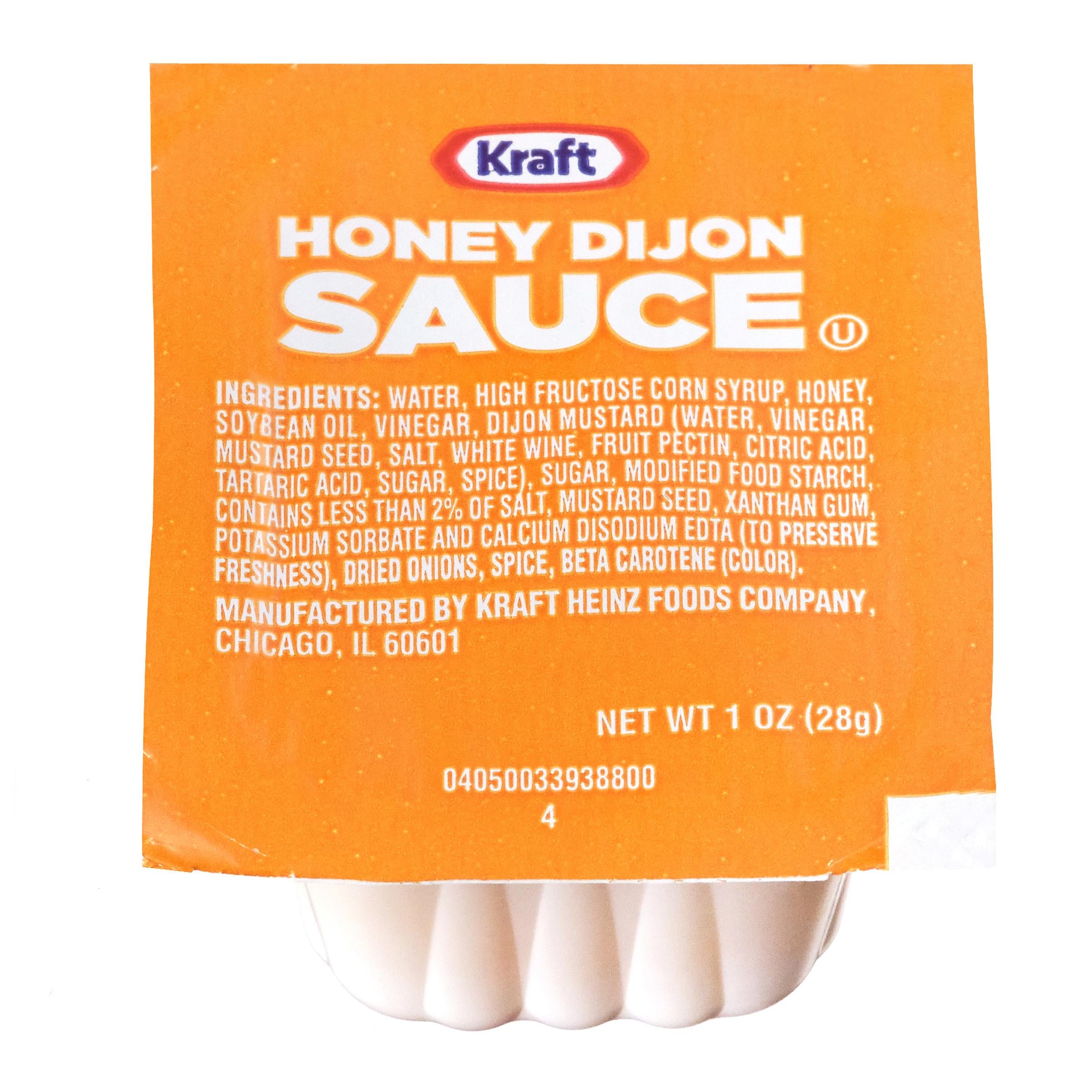 * Honey Mustard Dijon Sauce Cups