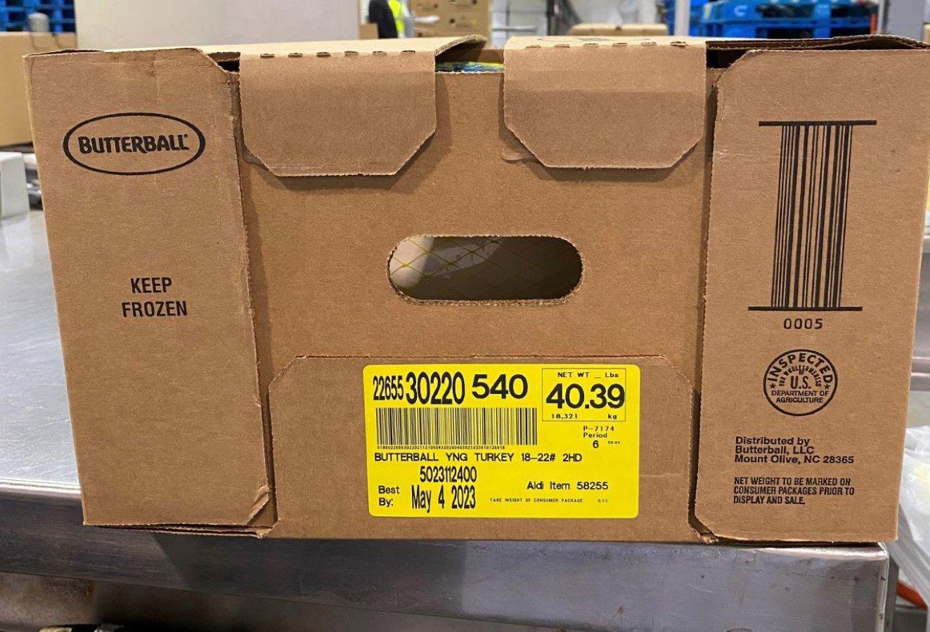 Whole Turkey Grade A 20-24lb Frozen