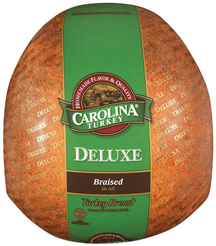 * Deluxe Skinless Browned Turkey