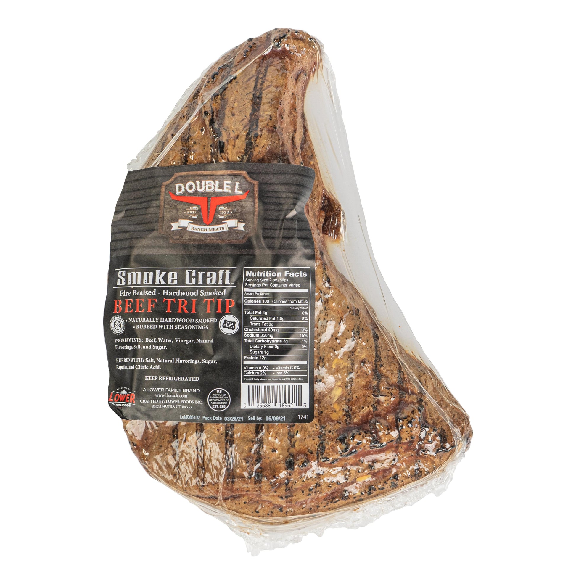 Grilled & Smoked Tri Tip Beef