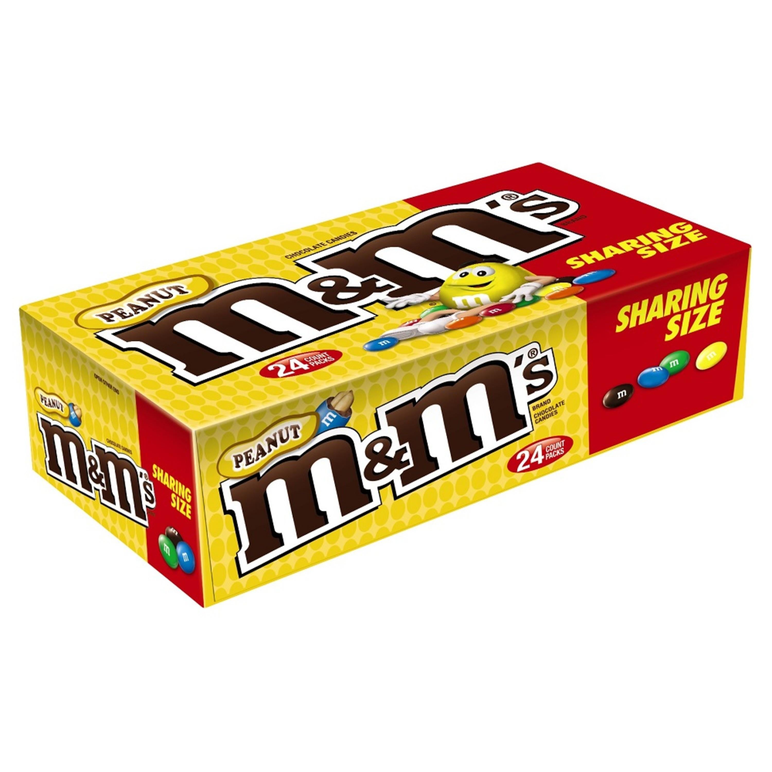 * M&M Peanut Sharing Size