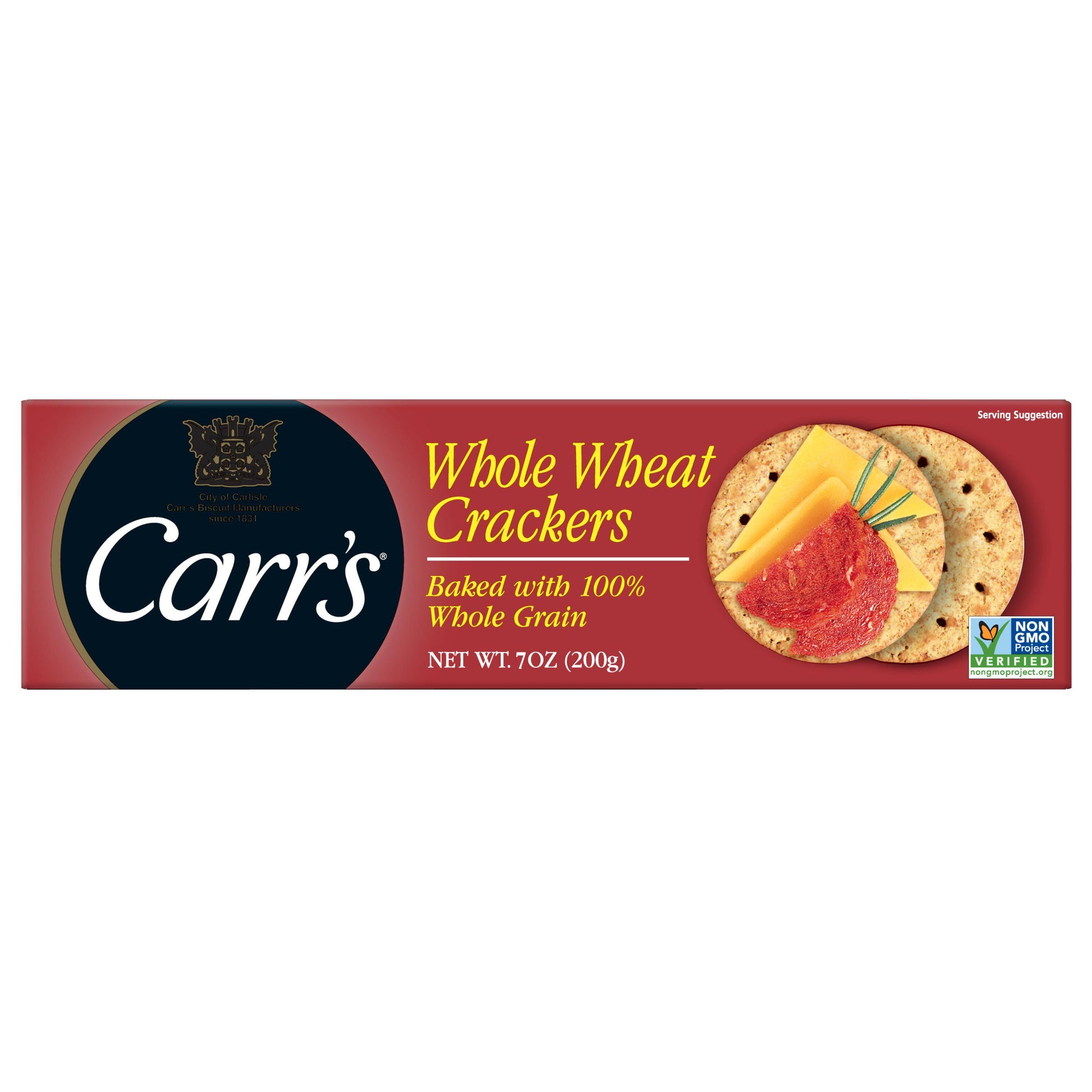 * Carrs Whole Wheat Crackers