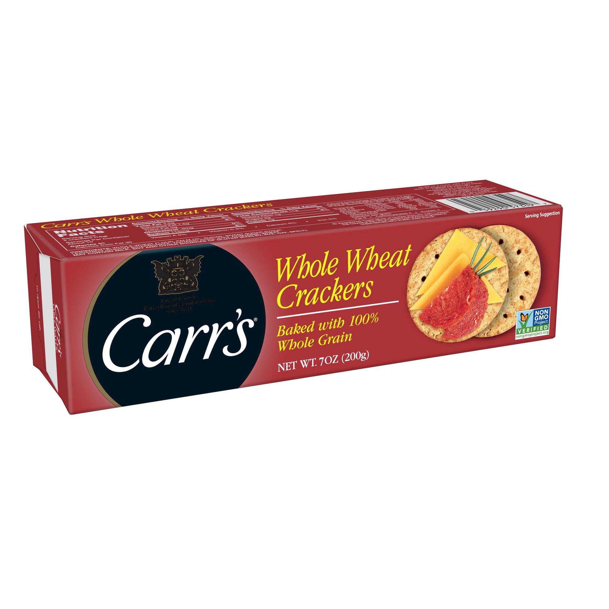 * Carrs Whole Wheat Crackers