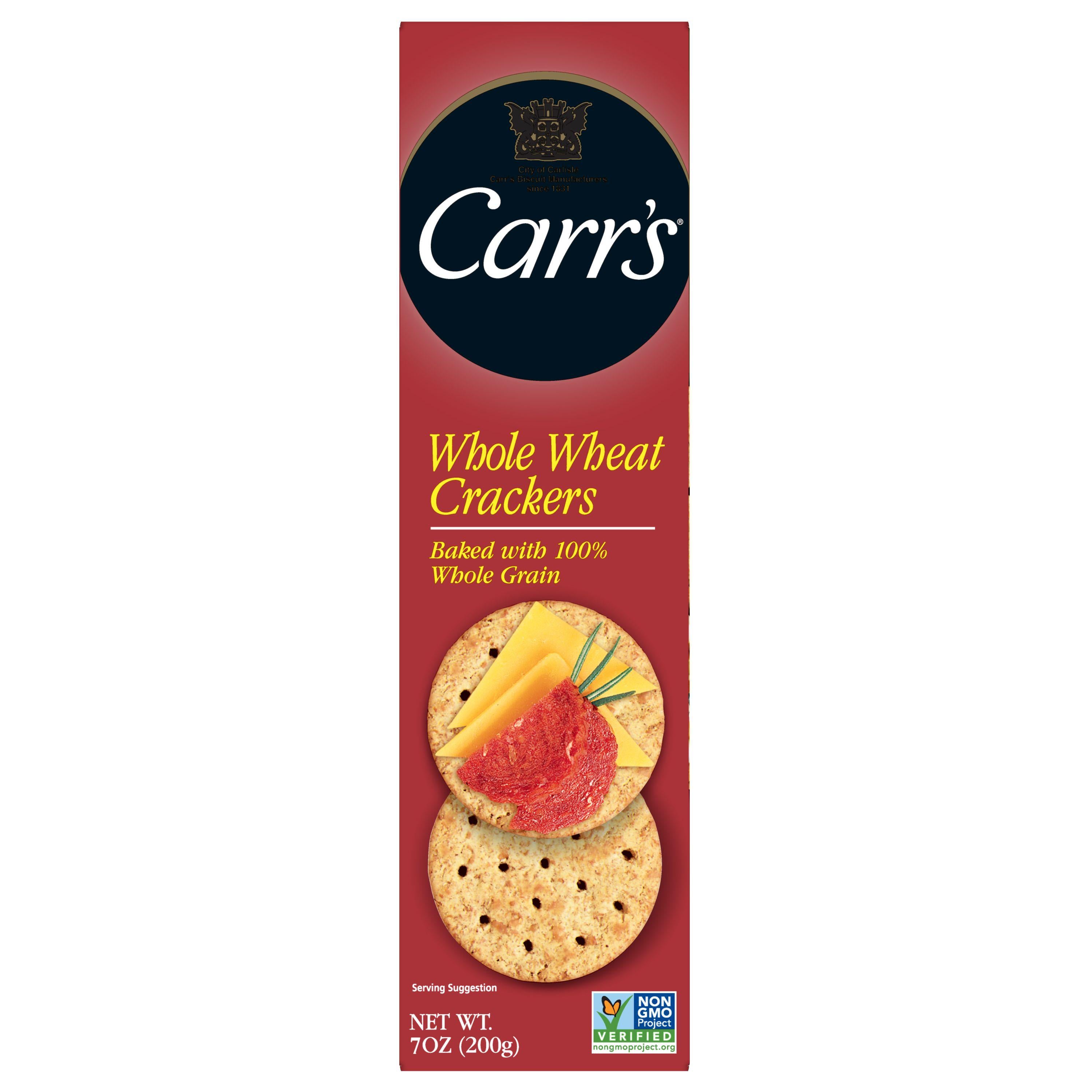 * Carrs Whole Wheat Crackers