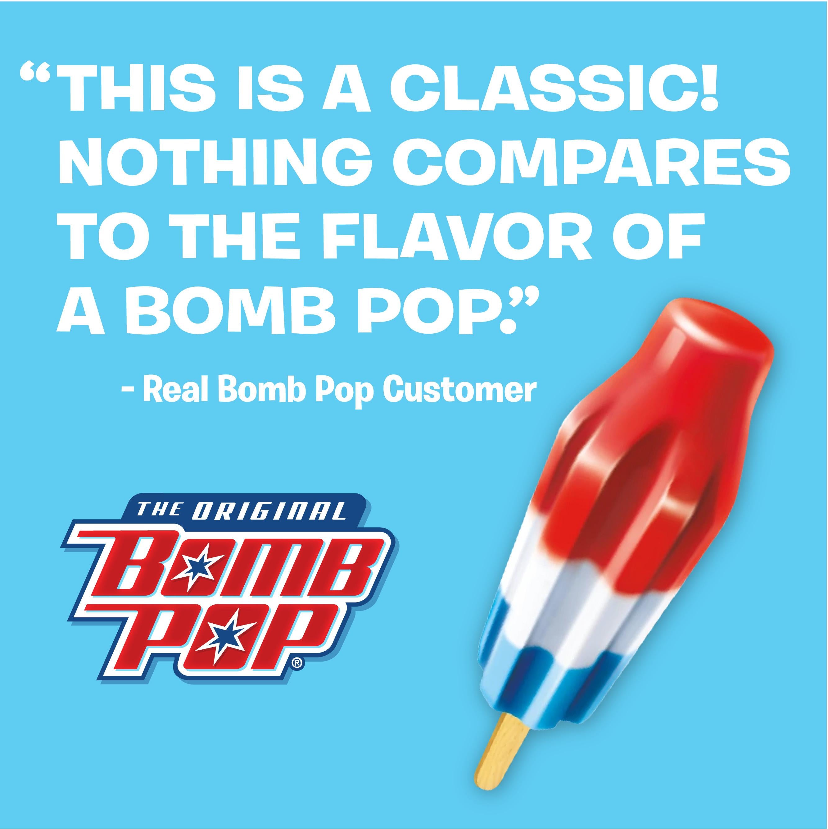 Red White And Blue Rocket Ice Pops