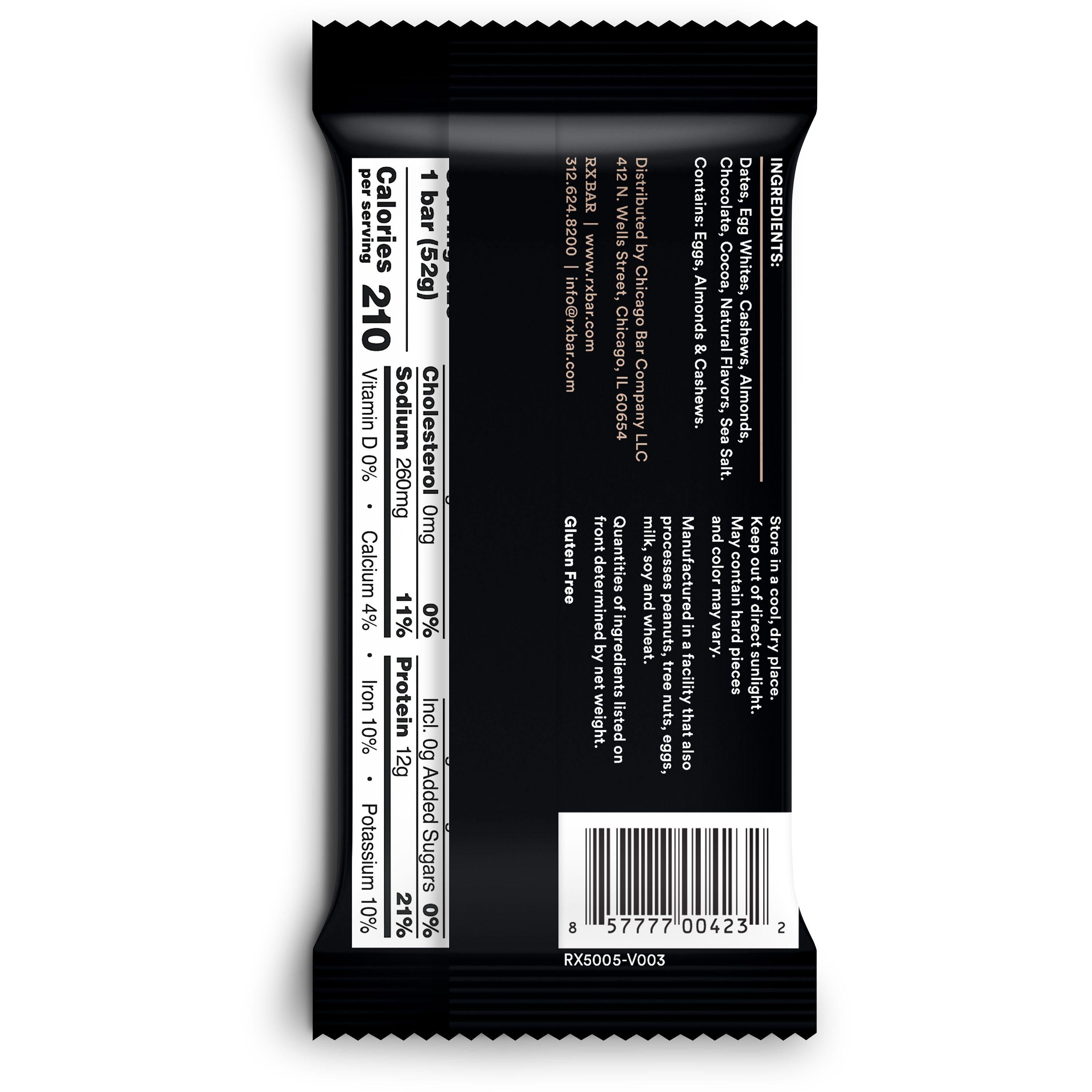 * Chocolate Sea Salt Protein Bar 1.83oz