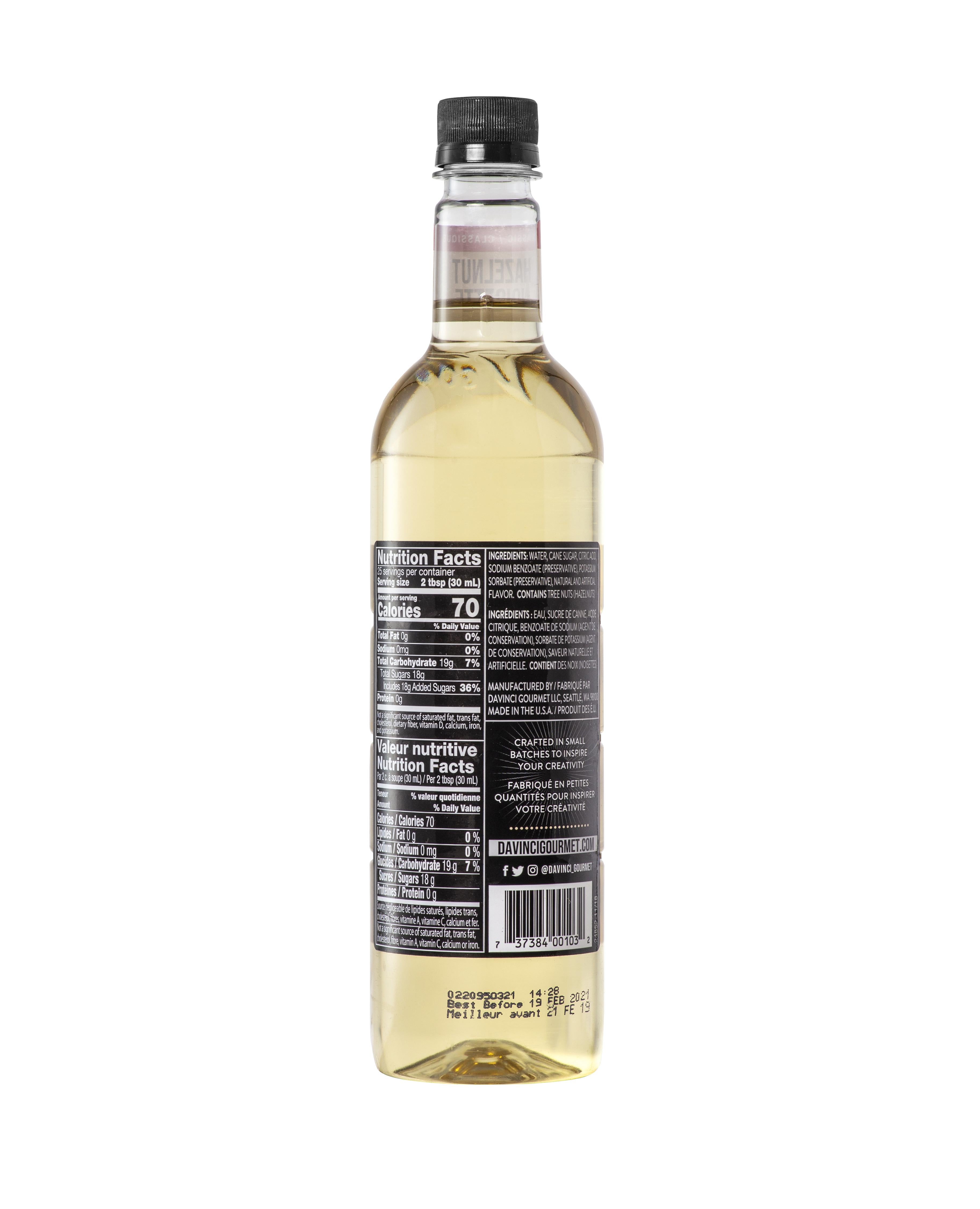 Hazelnut Gourmet Syrup