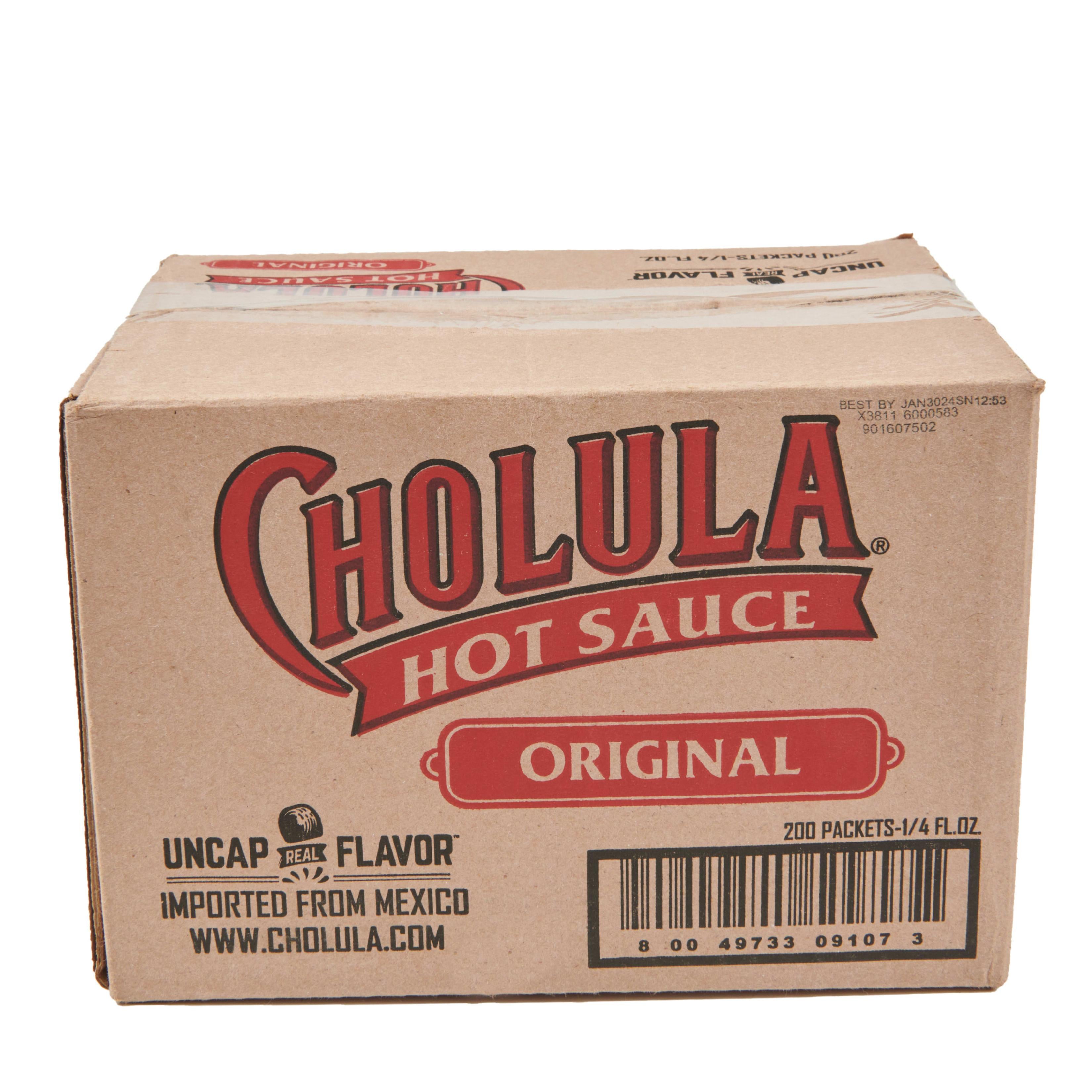 * Cholula Hot Sauce Packets
