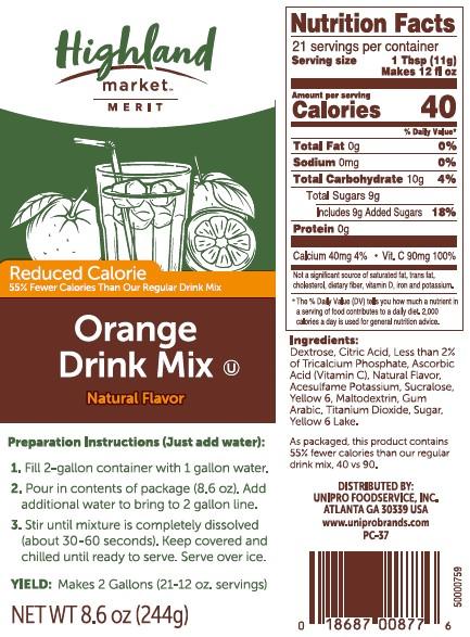 Orange Drink Mix