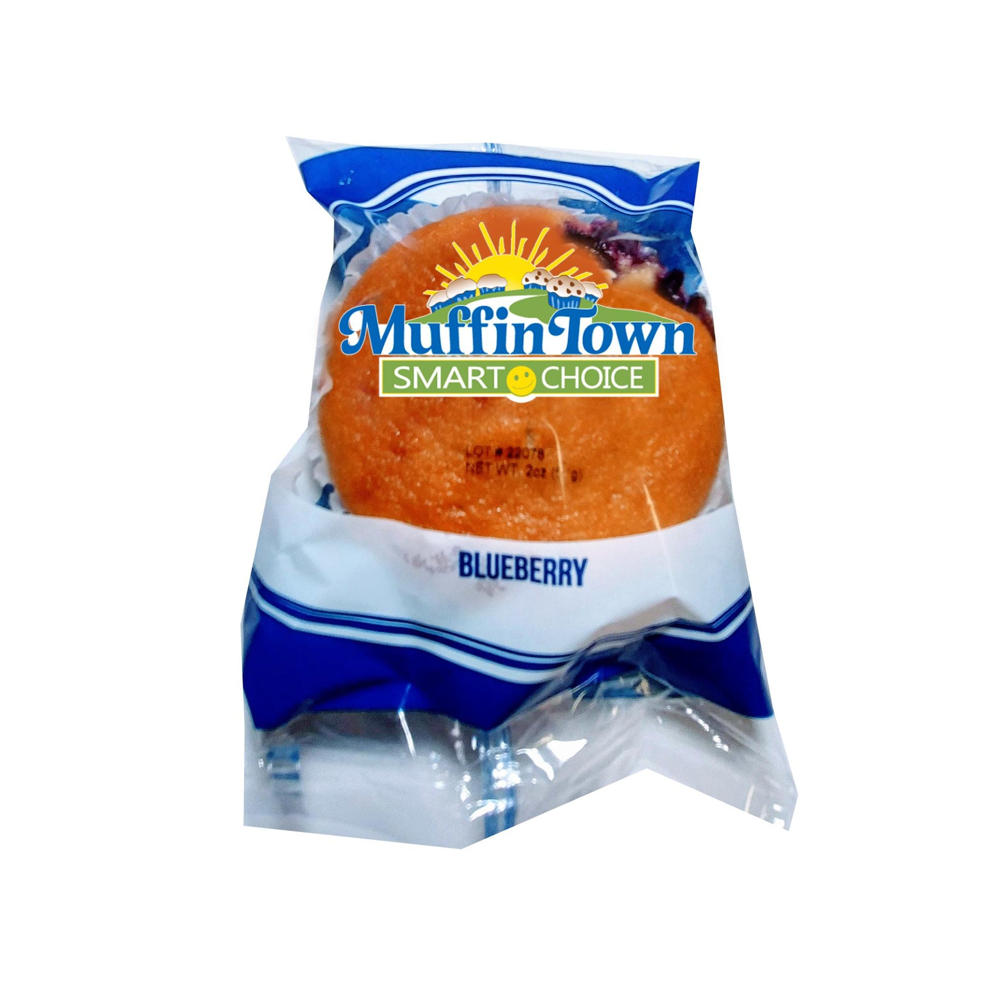 2oz Whole Grain Blueberry Muffin Individually Wrap