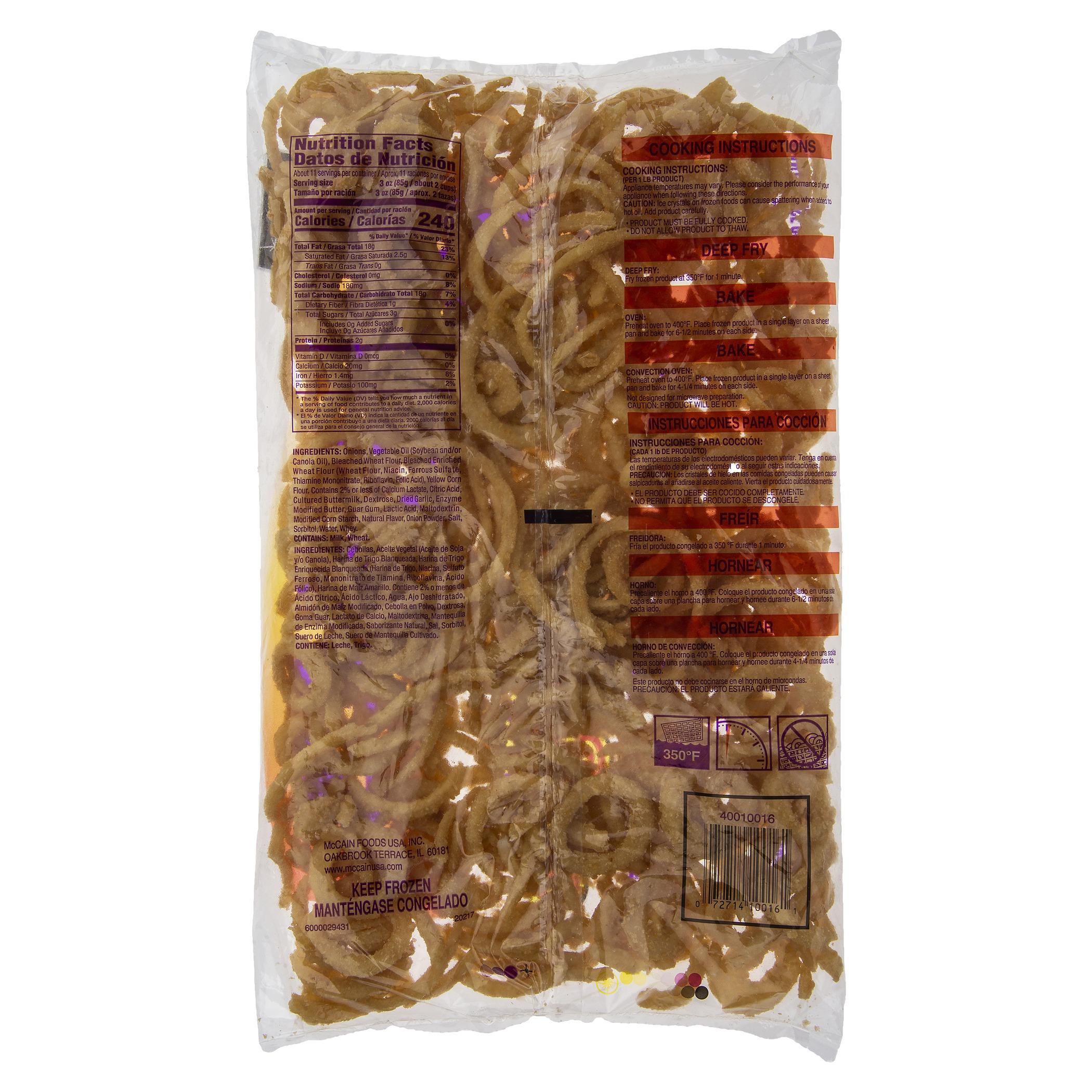 1/8 Inch Breaded Onion Slivers