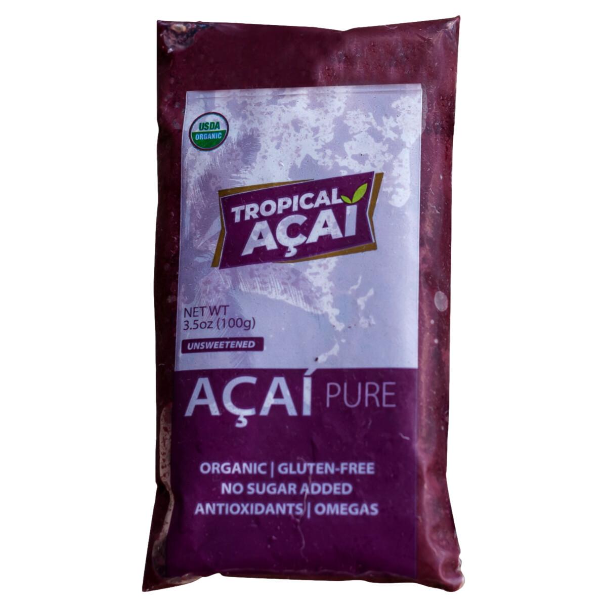 Organic Acai Pulp Pouch Zero Sugar