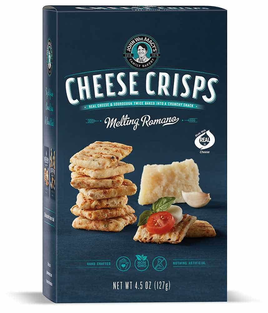 Melting Romano Cheese Crisps