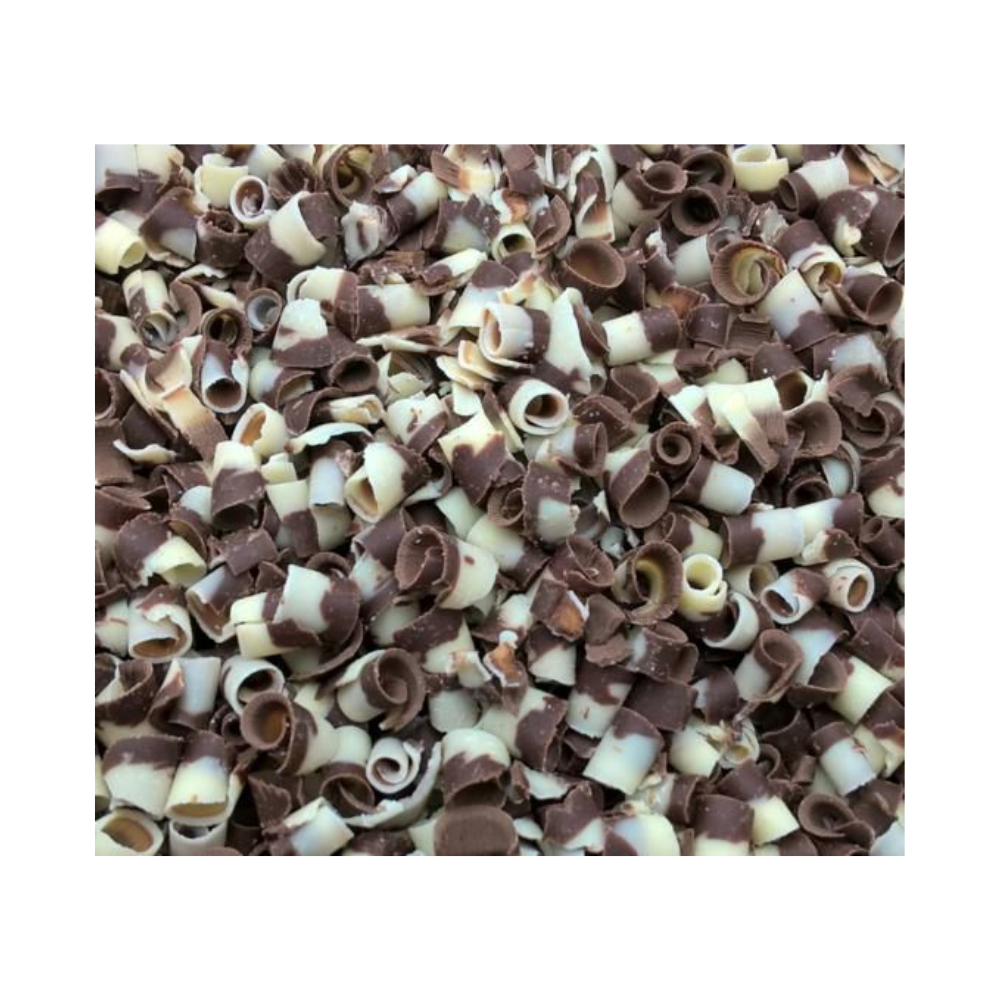 Marbled Chocolate Blossom Curls