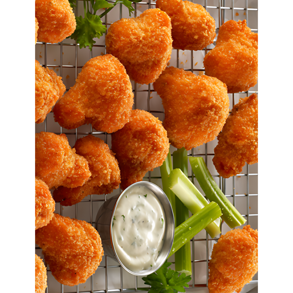 Breaded Buffalo Cauliflower Wings