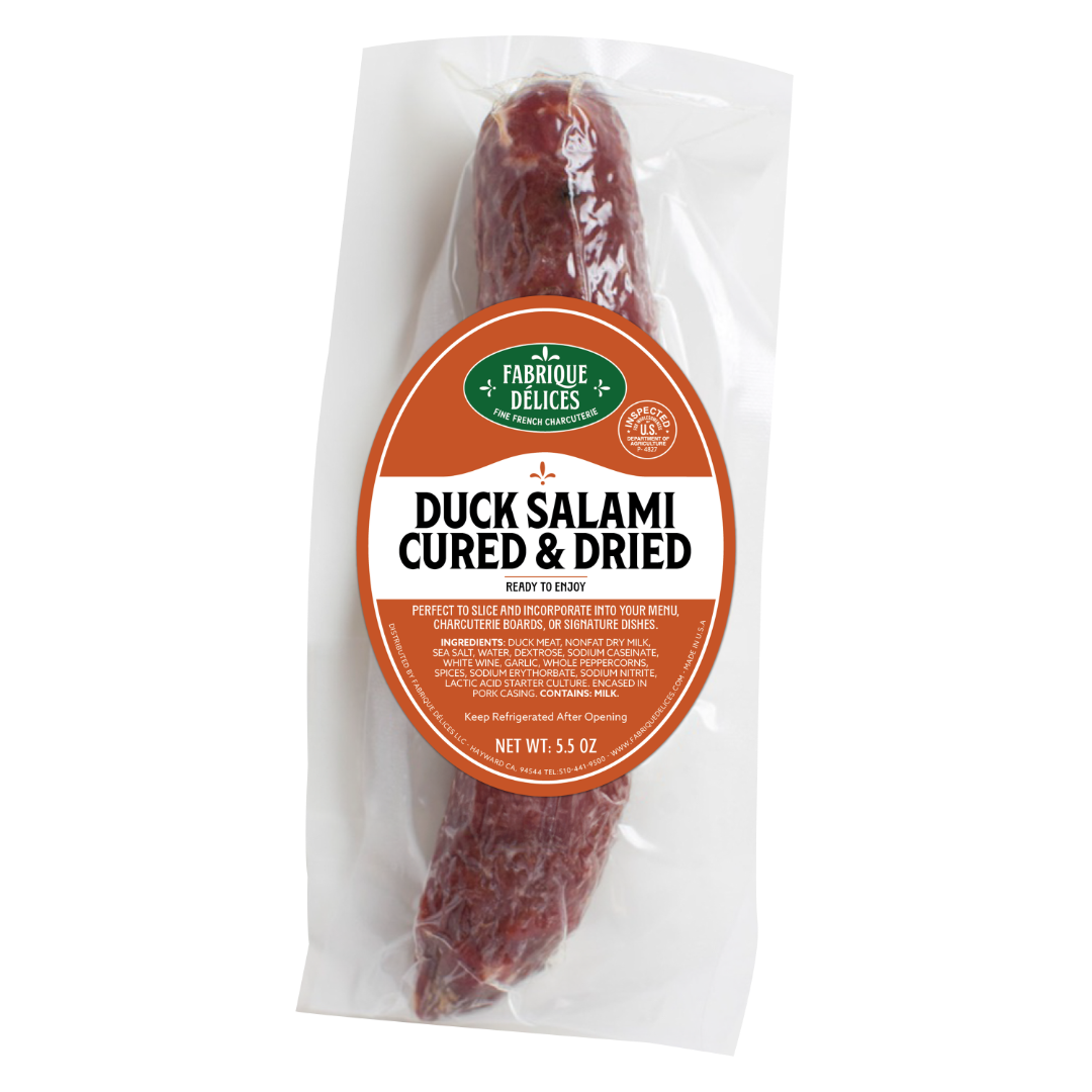 Cured Duck Saucisson Canard Salami