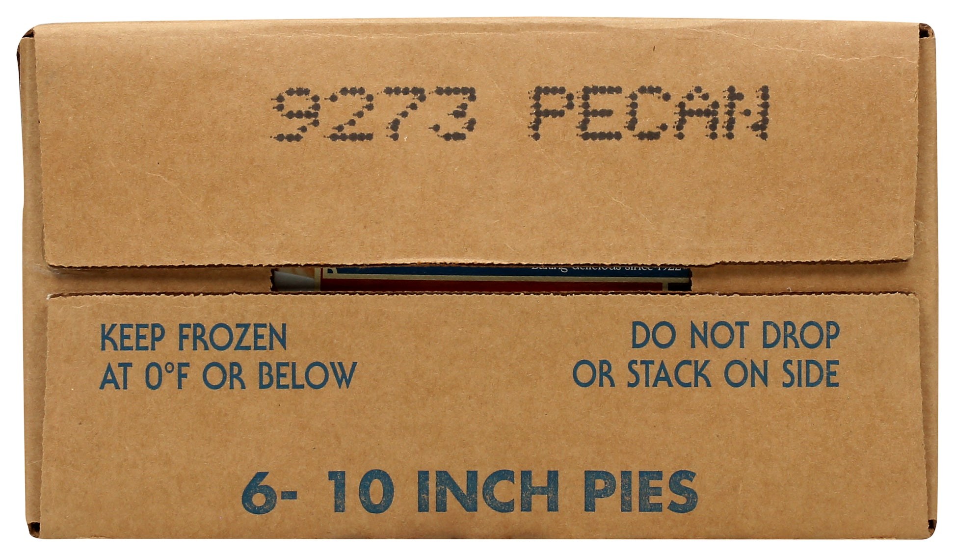 * 10 Inch Prebaked Pecan Pie