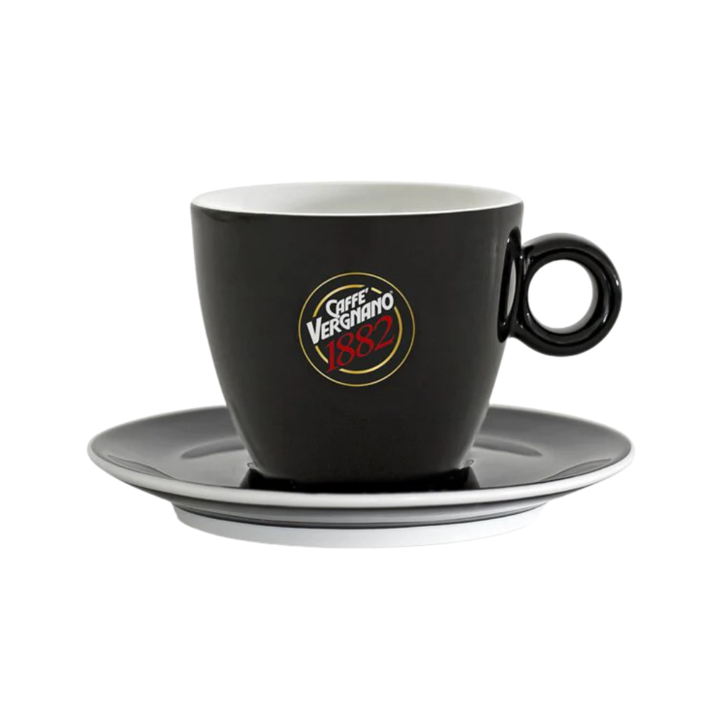 Black Cappuccino Cup