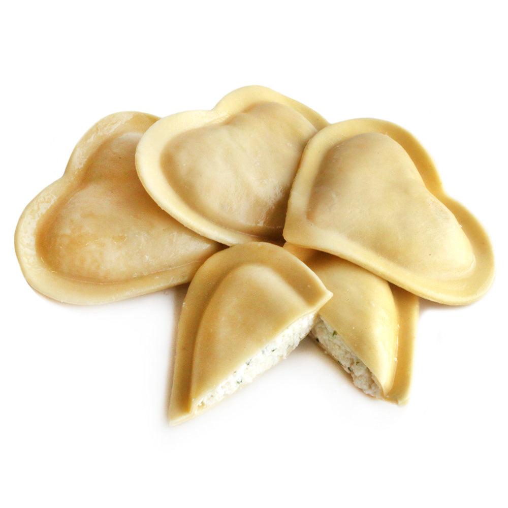 Heart Shaped Cheese Ravioli