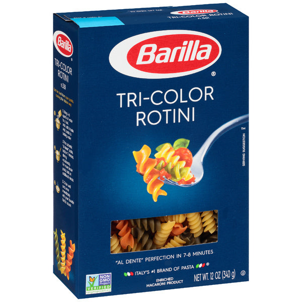 * Tri-Color Rotini Pasta