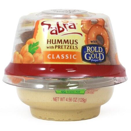 * 4.56oz Classic Hummus with Pretzels