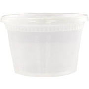 16oz Plastic Soup Conatiner Combo With Lids