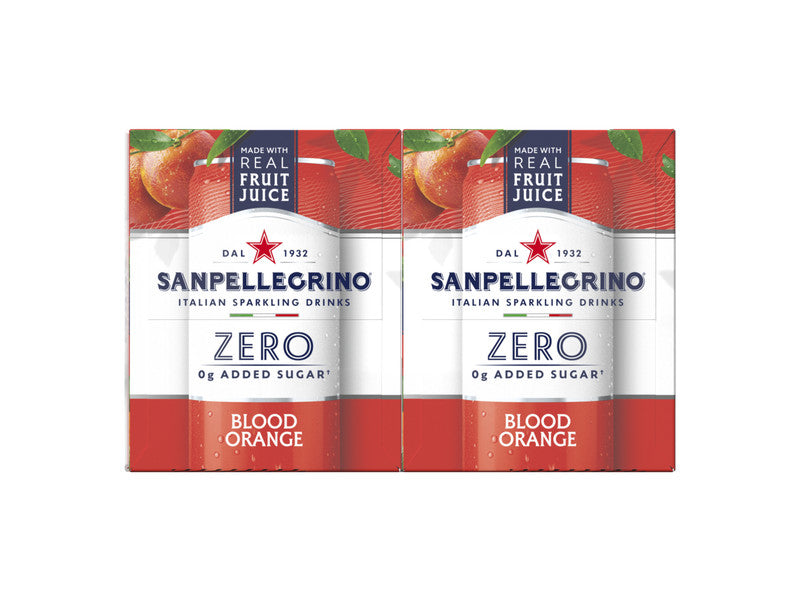 Blood Orange Zero Sleek Can