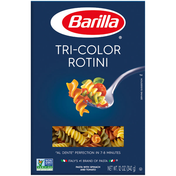 * Tri-Color Rotini Pasta