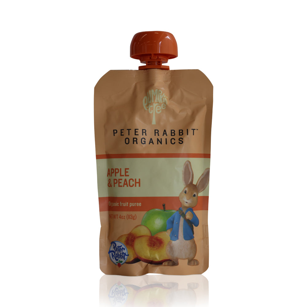 Organic Peach & Apple Puree