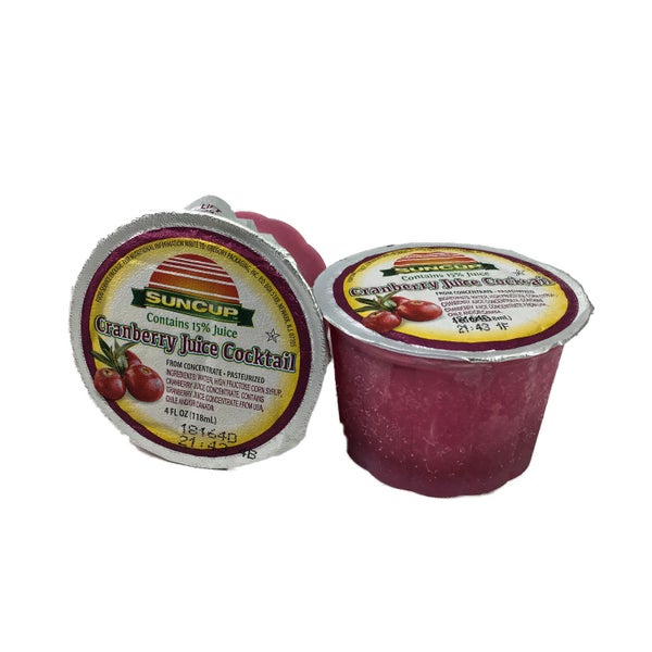 Cranberry Juice Cocktail Frozen 4oz Cup