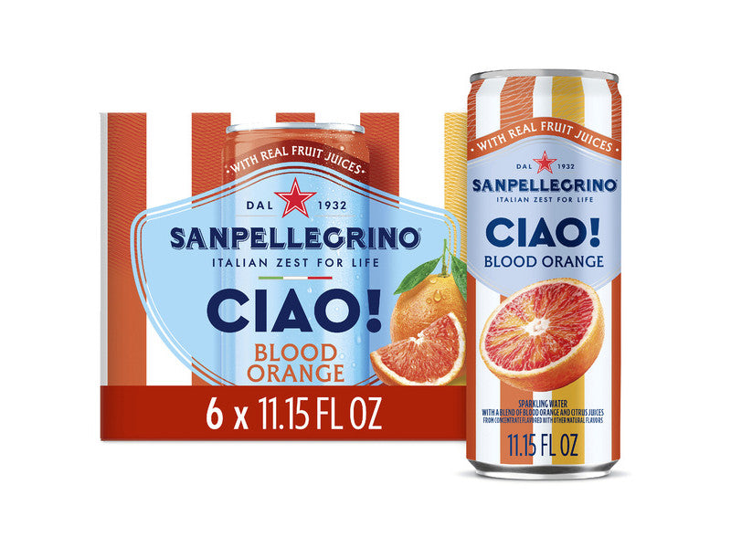 Sparkling Blood Orange Beverage