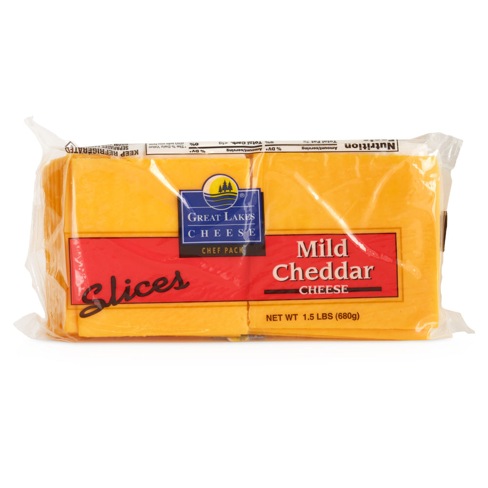 Sliced Yellow Cheddar Cheese