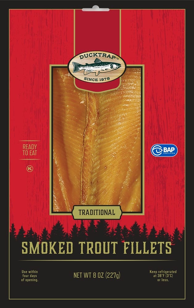 Rainbow Trout Fillets Smoked