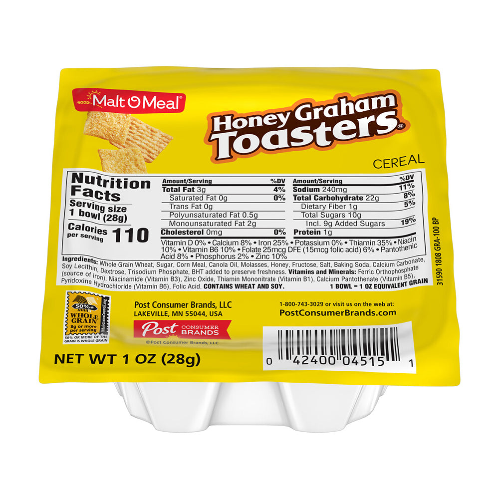 Honey Graham Toasters Cereal