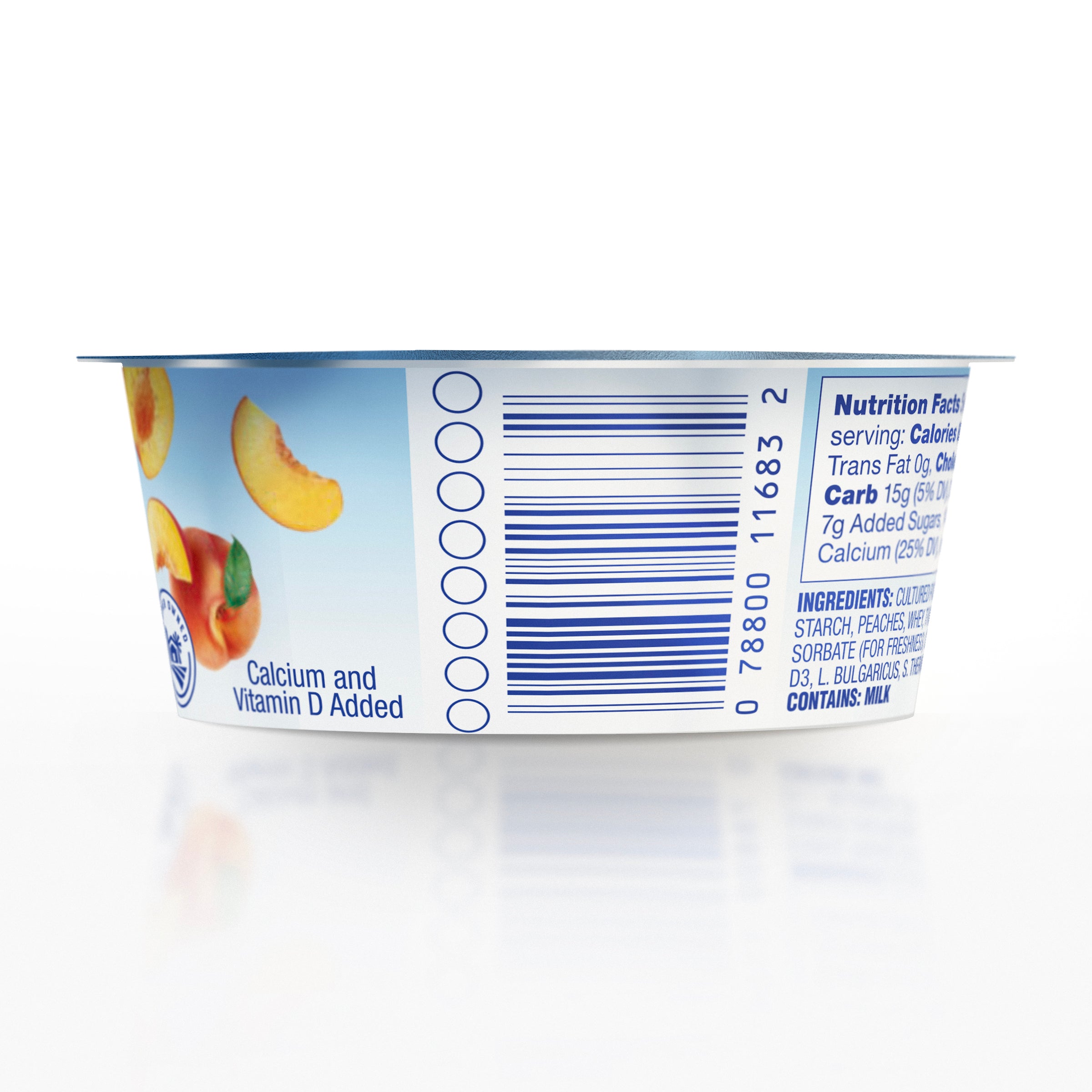 Nonfat Peach Yogurt
