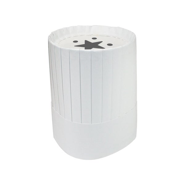 7 Inch Pleated Paper Chef Hat