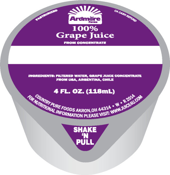 4oz Grape Juice Cup