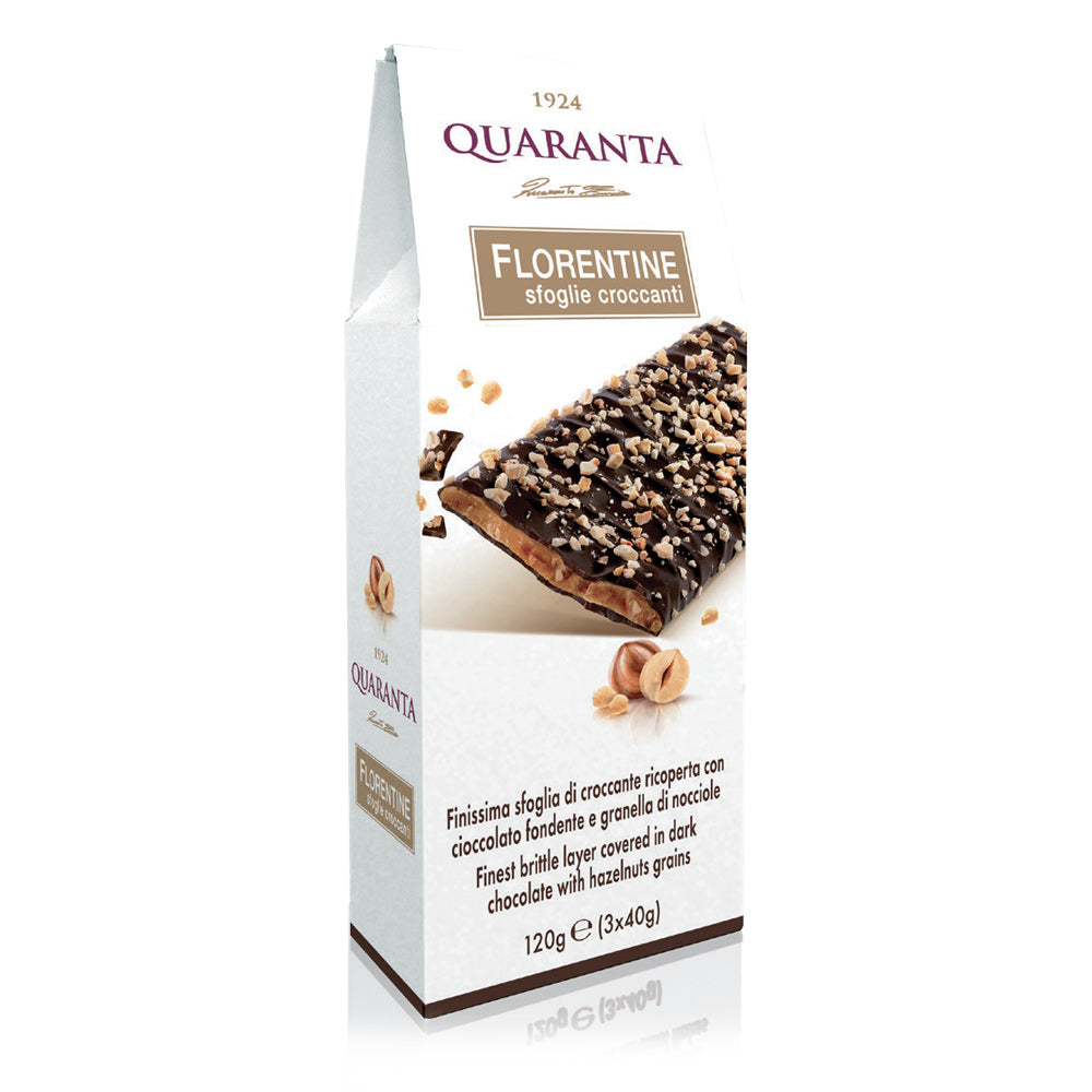 Dark Chocolate Florentine with Hazelnut