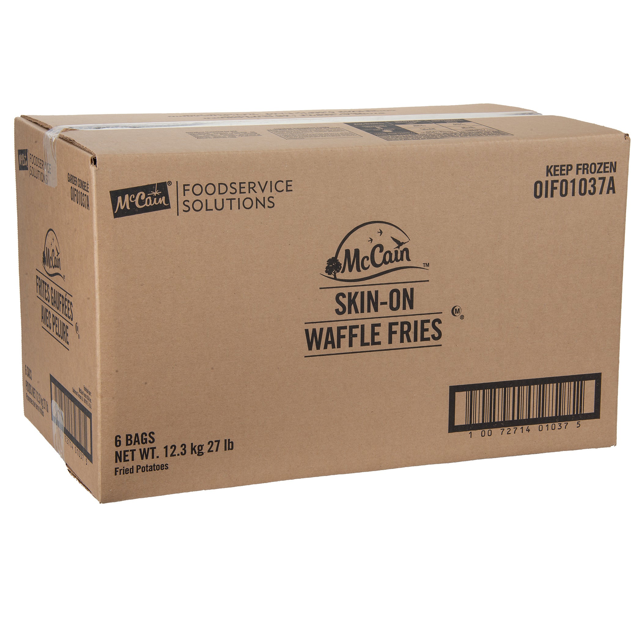 Natural Skin-On Waffle Fries