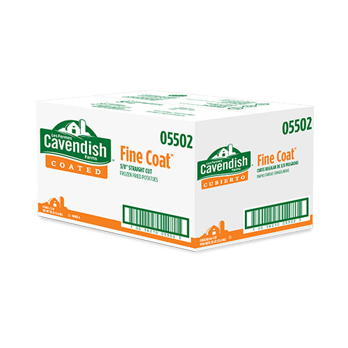 3/8 Inch Fine Coat Straight Cut Fries